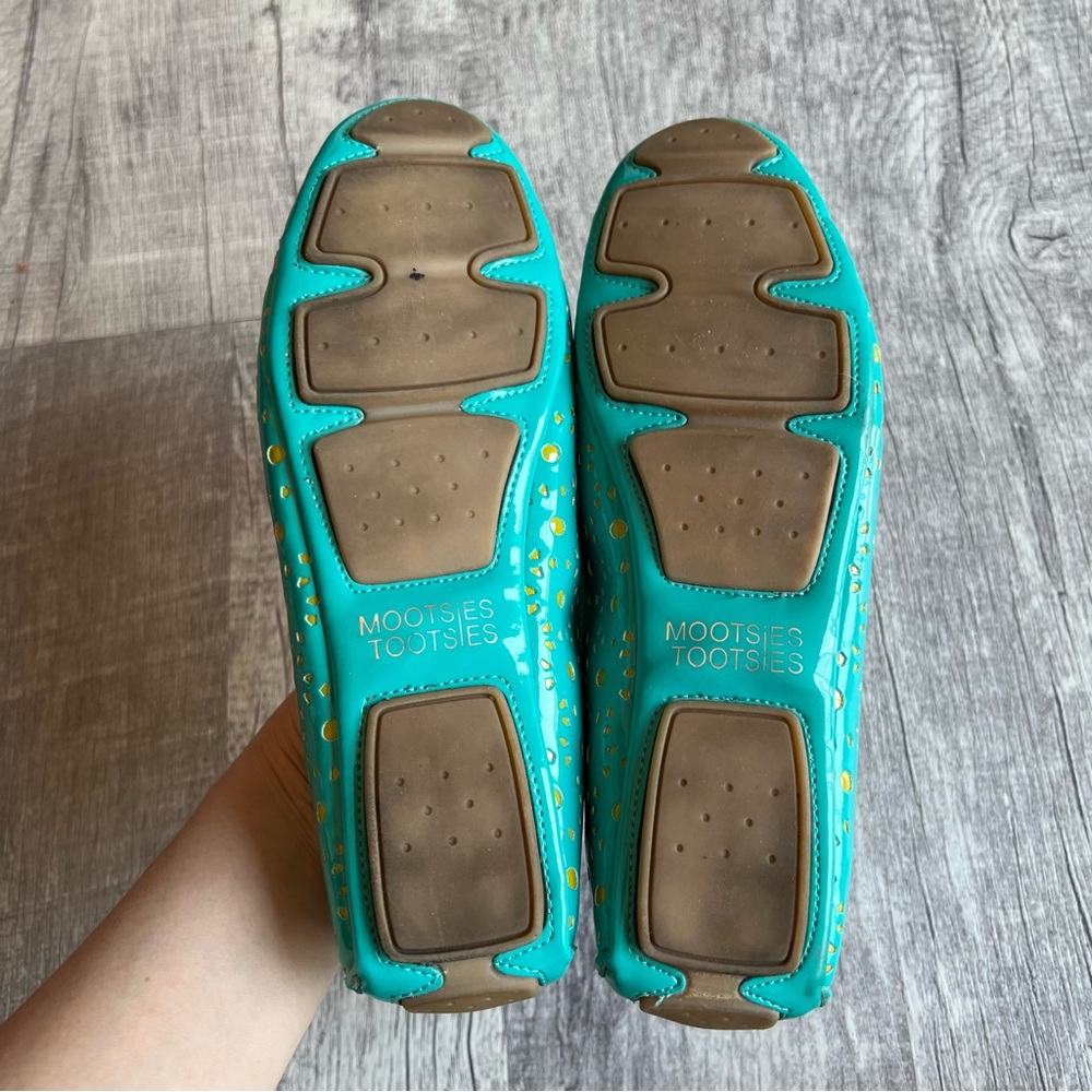 Mootsies Tootsies Women’s Moallenek Memory Foam Teal Flats Size 7M - Picture 5 of 9